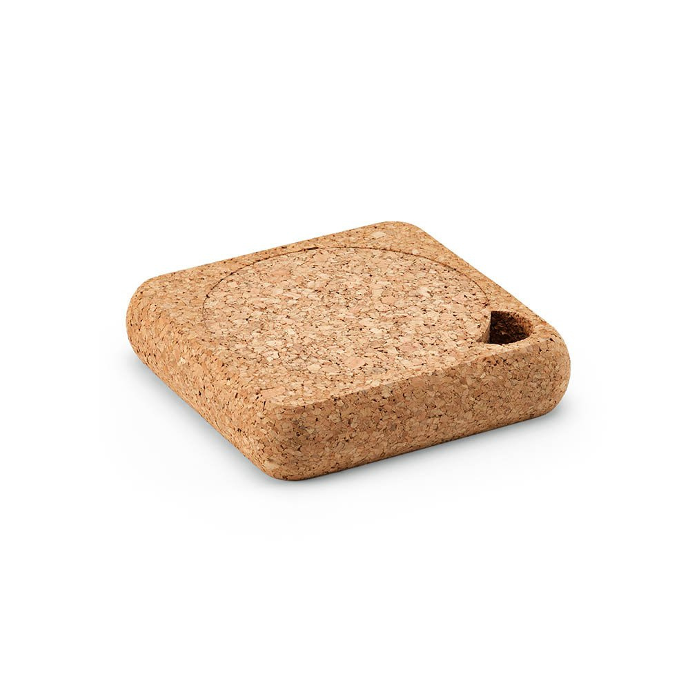 Klein cork coasters. Set of 6 with organizer. Made in Portugal, product image (1)