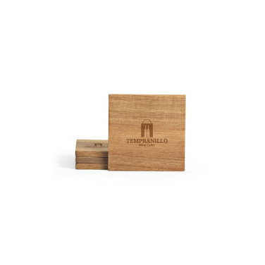 Velazquez Coasters Acacia Wood. Set of 4, product image (3)