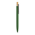 Tolkien Pen rAluminium, Bamboo and rPET. Blue 1km Dokumental® ink, Dark green