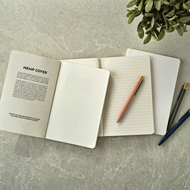 Austen A5 Notebook Hemp cover. 80gsm recycled 196 pages, product image (4)