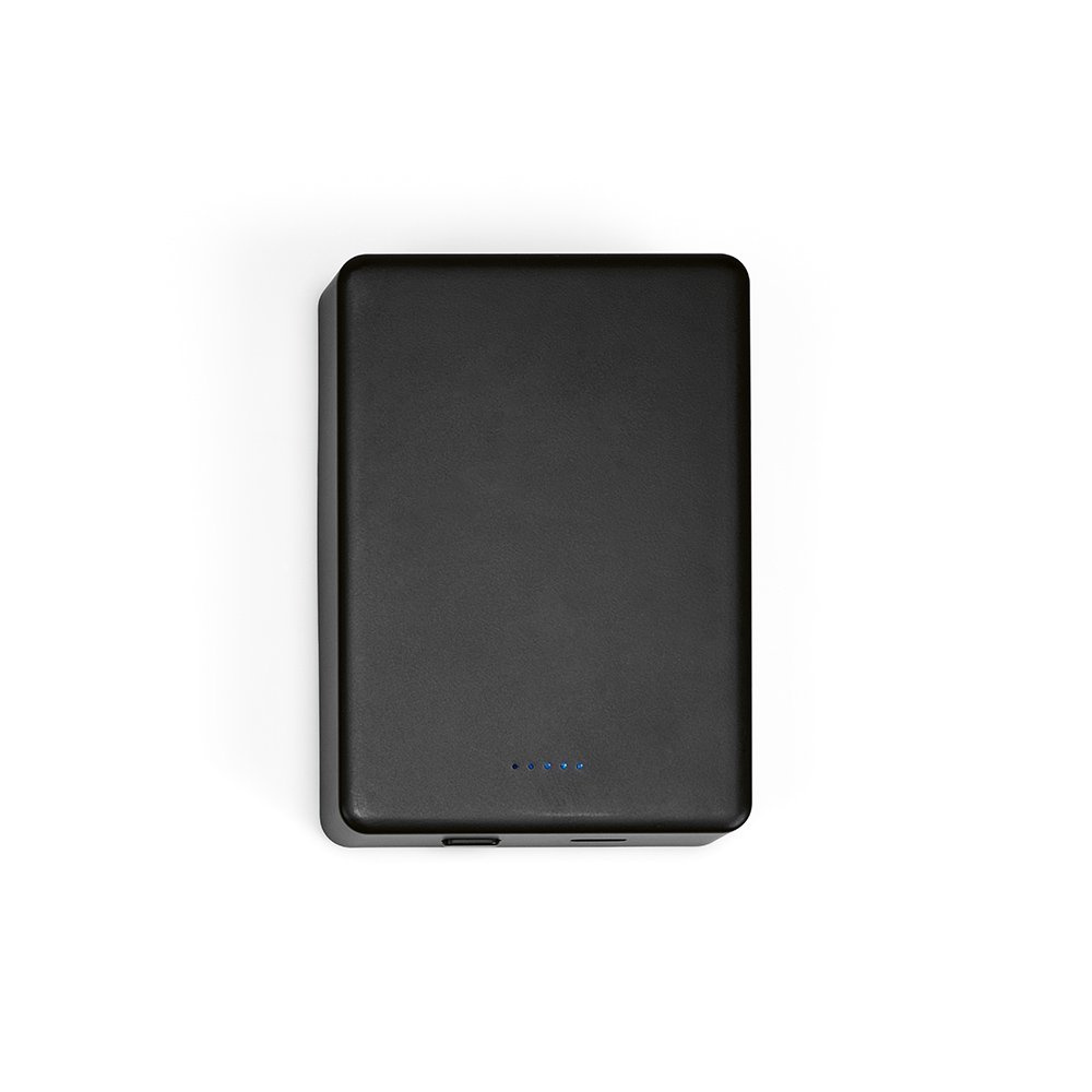 Hooke Powerbank rABS 10000 mAh. Magnetic charging, Black, product image