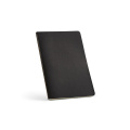 Bronte A5 Softcover Notebook rCardboard cover. FSC® paper, Black