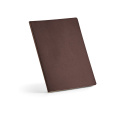 Bronte A4 Softcover Notebook rCardboard cover. FSC® paper, Brown