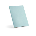 Bronte A4 Softcover Notebook rCardboard cover. FSC® paper, Pastel blue