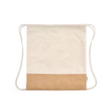 Denali Drawstring Bag rCotton 180gsm and Jute 275gsm, product image (2)
