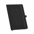 Dickens A5 Hard Cover rPET Notebook. 70gsm FSC® 160 pages, Black