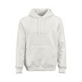 Tulum hooded sweatshirt. Org. cotton, rCotton and rPET. Made in PT, Pastel white