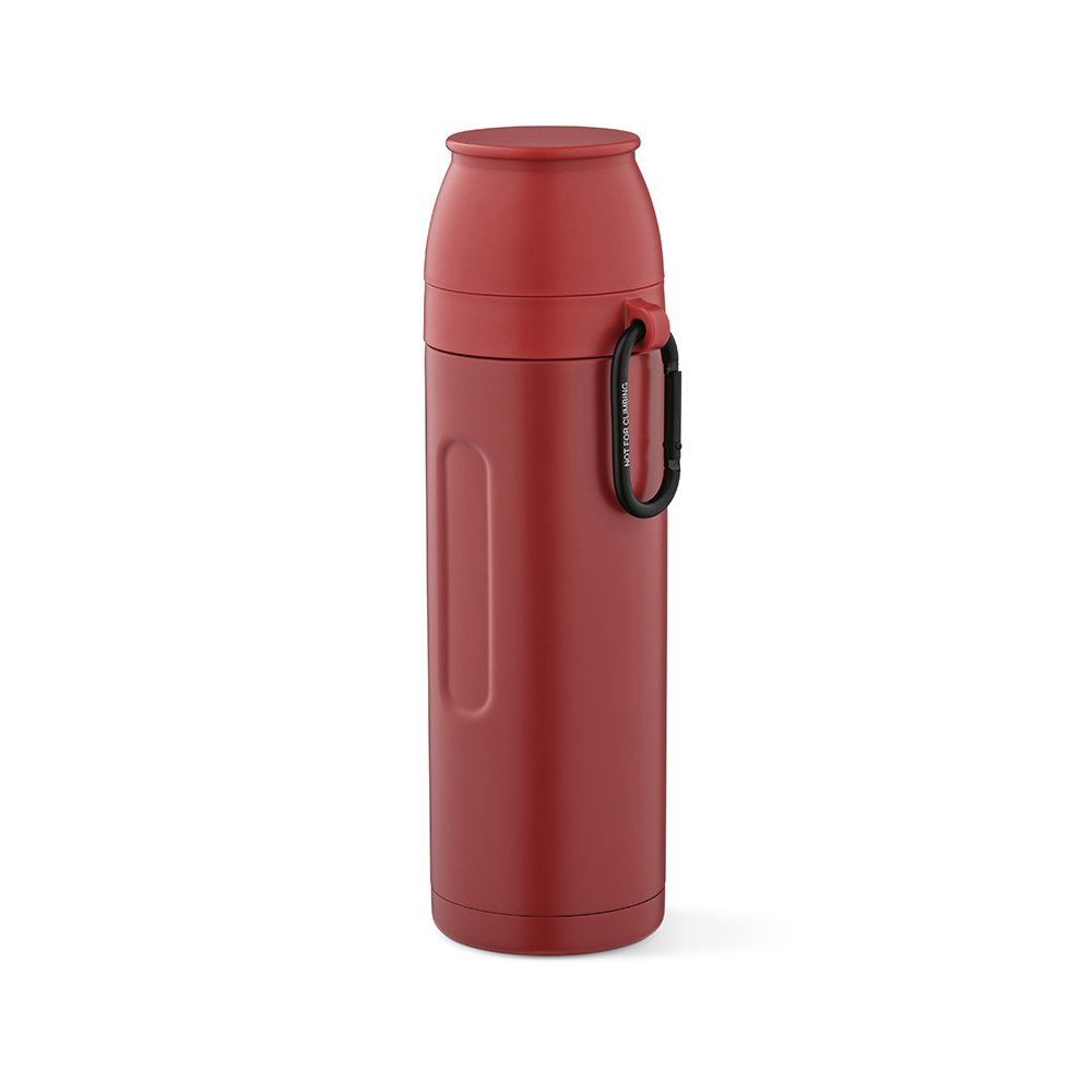 Loire Thermos rSS 810ml. 2 Cups and Carabiner, Burgundy, product image