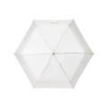 Piaf Mini Foldable Umprella rPET. 21". Manual Opening, White
