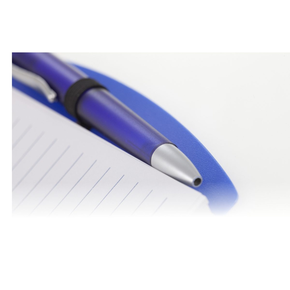 Notebook approx. A6 with ball pen, white, product image (1)