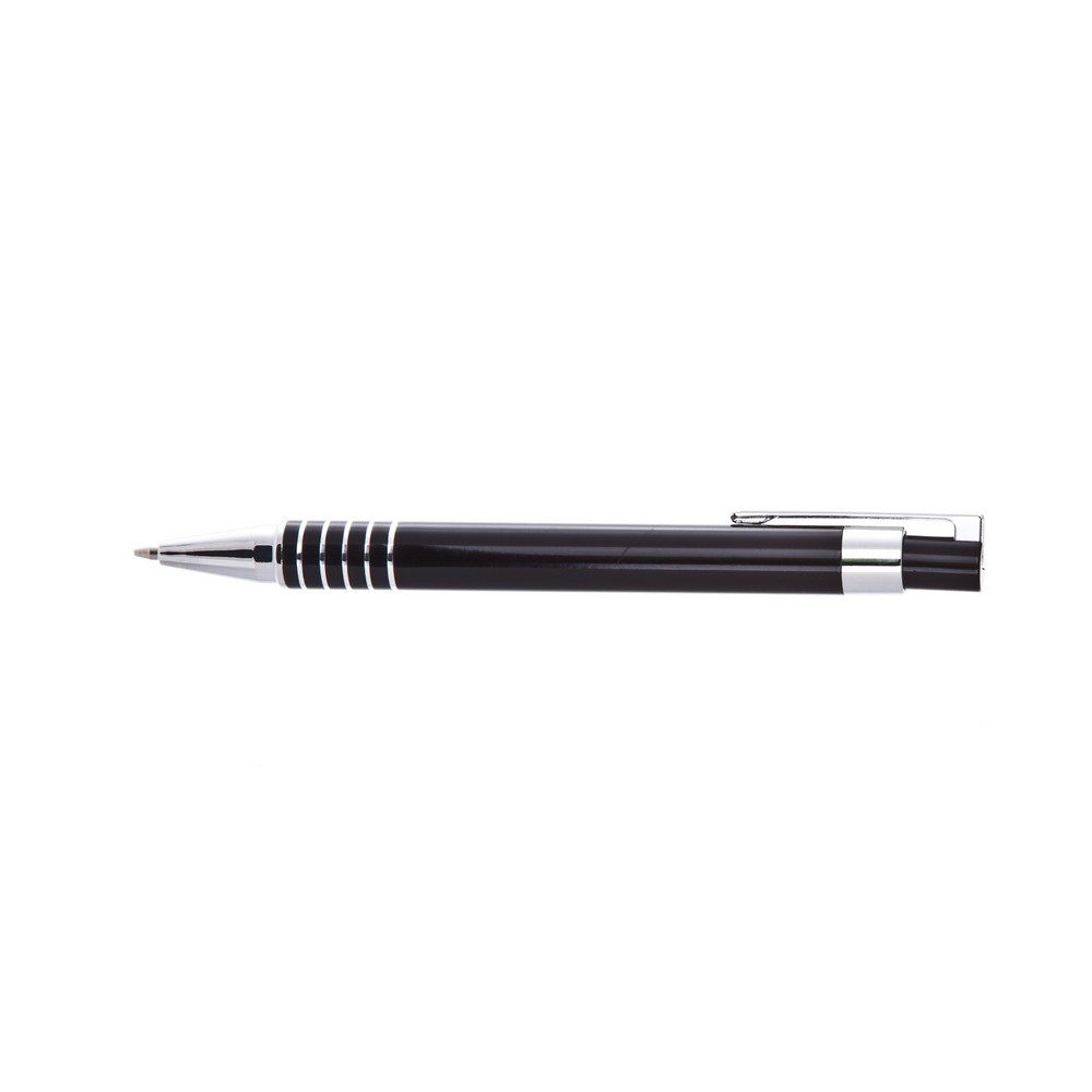 Writing set, ball pen and mechanical pencil, black, product image (1)