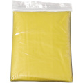 Poncho with hood, yellow