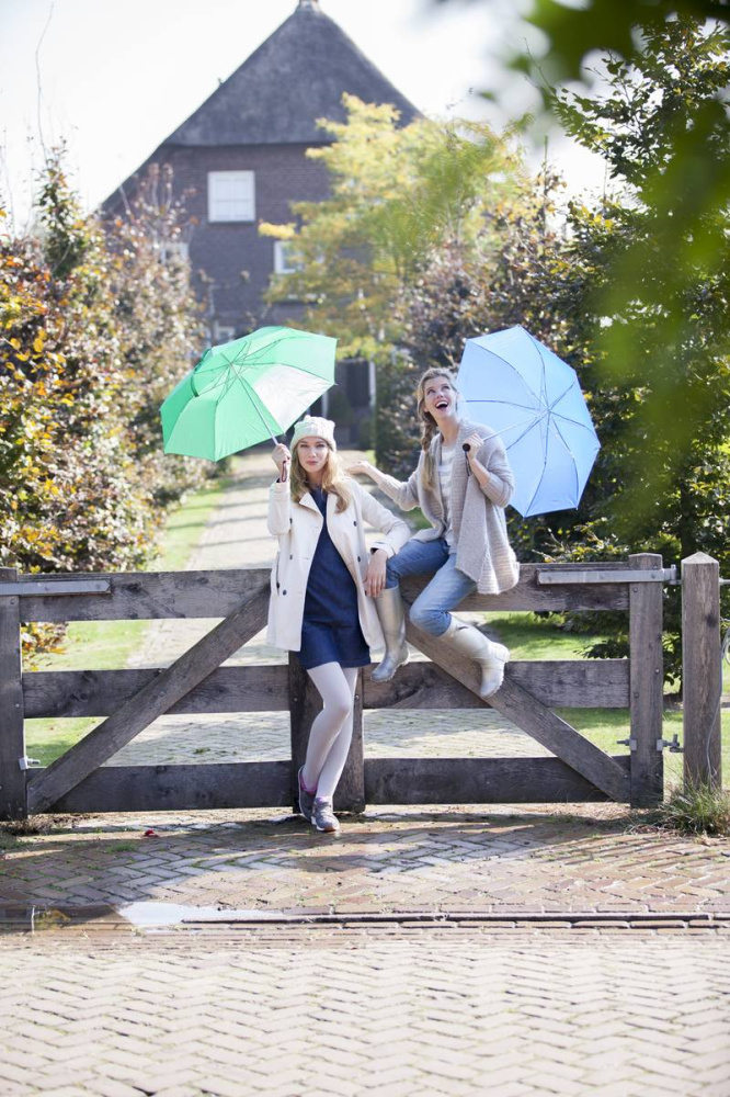 Manual umbrella, foldable, purple, product image (1)