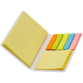 Memo holder, sticky notes, white