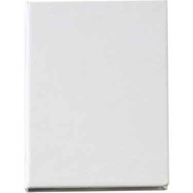 Memo holder, sticky notes, white, product image (2)