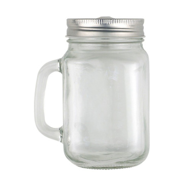 Drinking jar 480 ml with straw, product image (4)