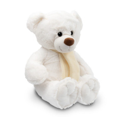 Plush teddy bear | Monty White