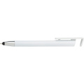Ball pen, touch pen, phone stand, white