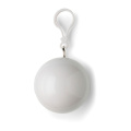 Poncho in ball, white
