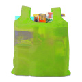 Foldable shopping bag, light green