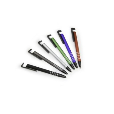 Ball pen, touch pen, phone stand | Erran, green, product image (2)