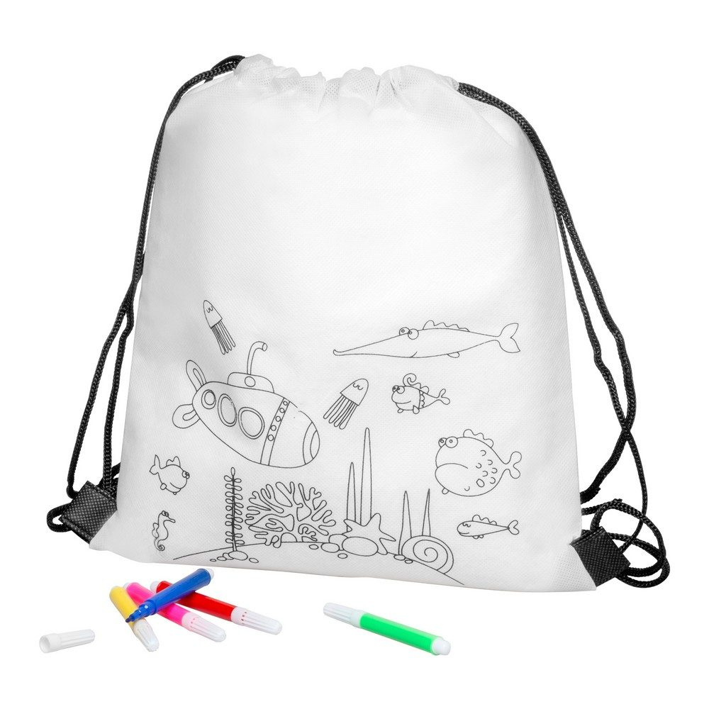 Drawstring bag for colouring, felt tip pens | Franklin, product image (1)