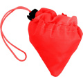 Foldable shopping bag, red