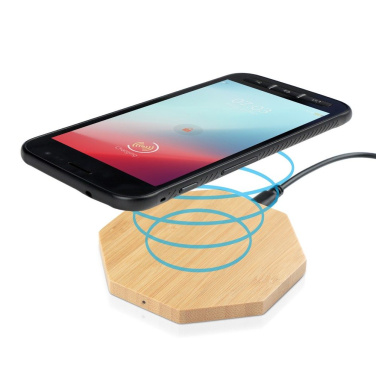 Bamboo wireless charger 5 W | Matilda, product image (4)