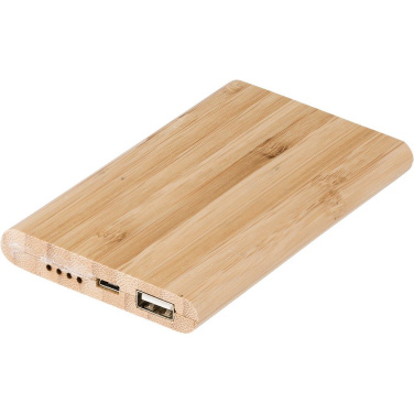 Bamboo power bank 4000 mAh, product image (3)