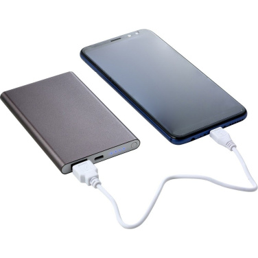 Power bank 4000 mAh, graphite, product image (2)