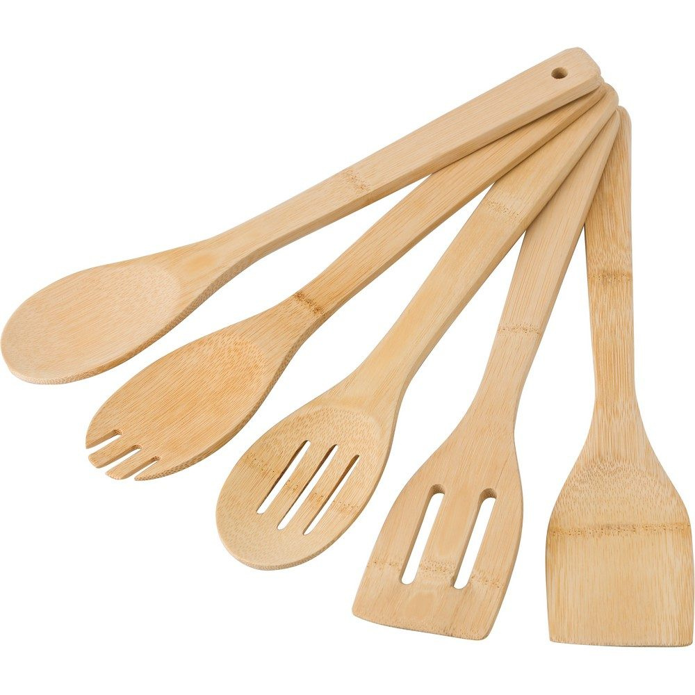 Bamboo kitchen set, 5 pcs, product image (1)