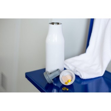 Thermo bottle 500 ml Air Gifts, cup with container | Jessica, black, product image (2)