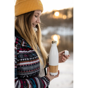 Thermo bottle 500 ml with bamboo detail | Blake, product image (3)