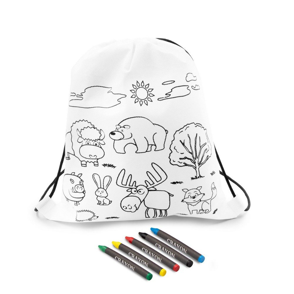 Drawstring bag for colouring, crayons | Brody, product image (1)