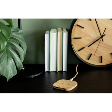 Bamboo wireless charger 10 W B'RIGHT | Jazzlyn, product image (2)