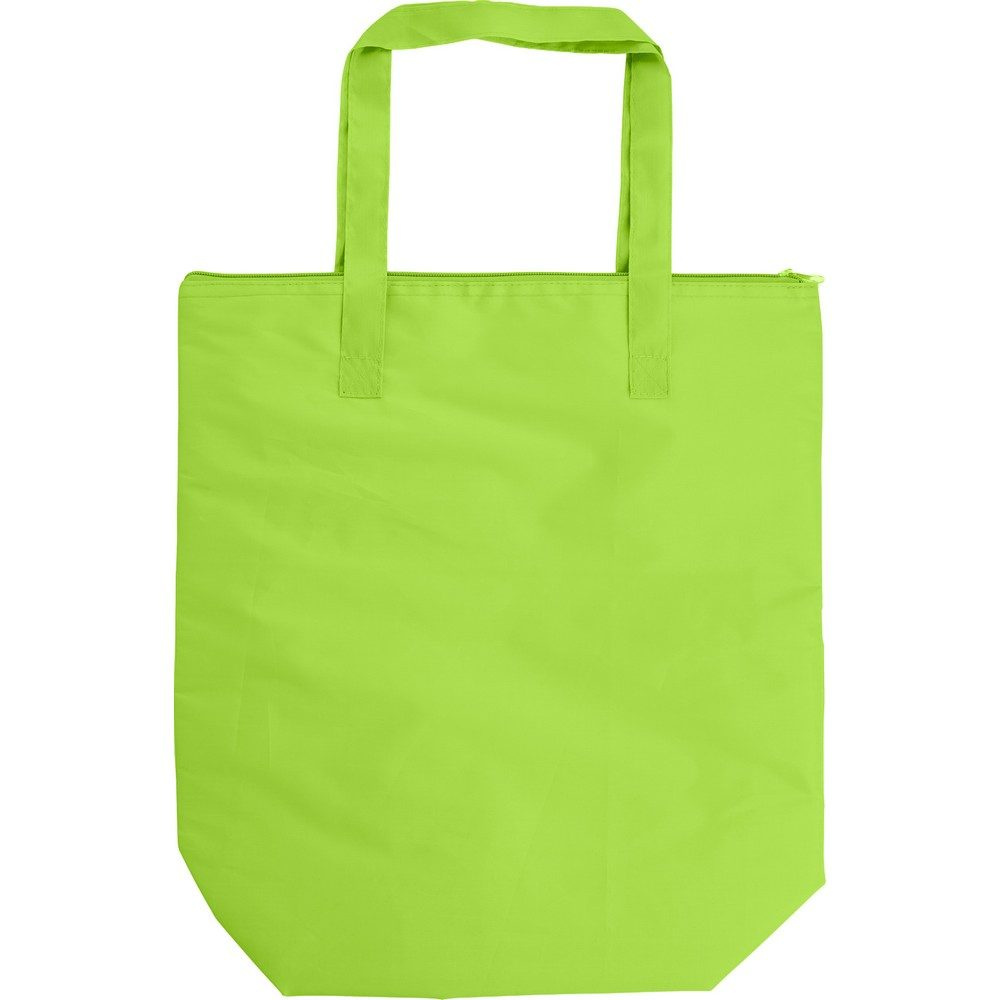 Foldable cooler bag, shopping bag, lime, product image (1)