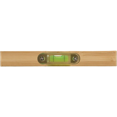 Bamboo bottle opener, spirit level, product image (4)