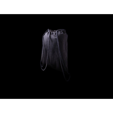 Impact AWARE™ recycled denim drawstring backpack, product image (2)