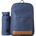 Picnic backpack, cooler bag, blue
