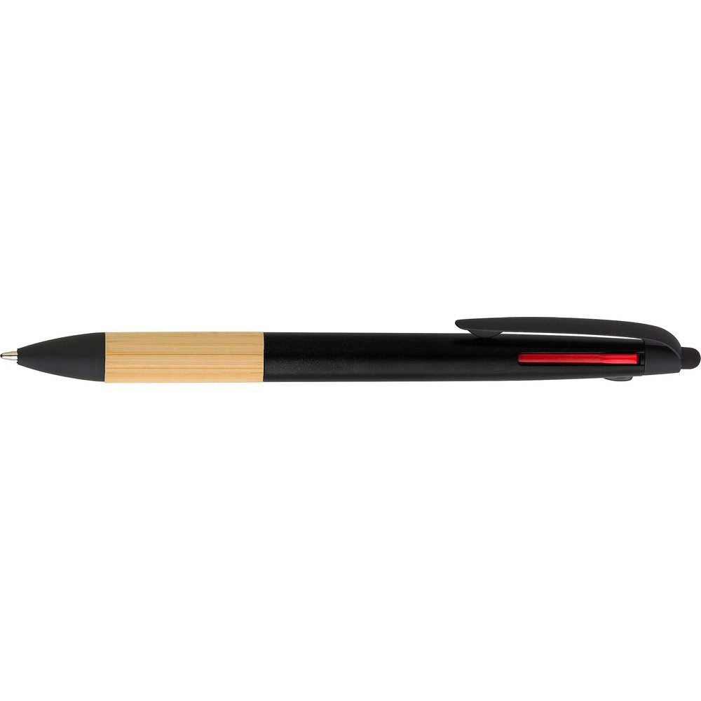 Ball pen, multicolour ink, touch pen, black, product image (1)