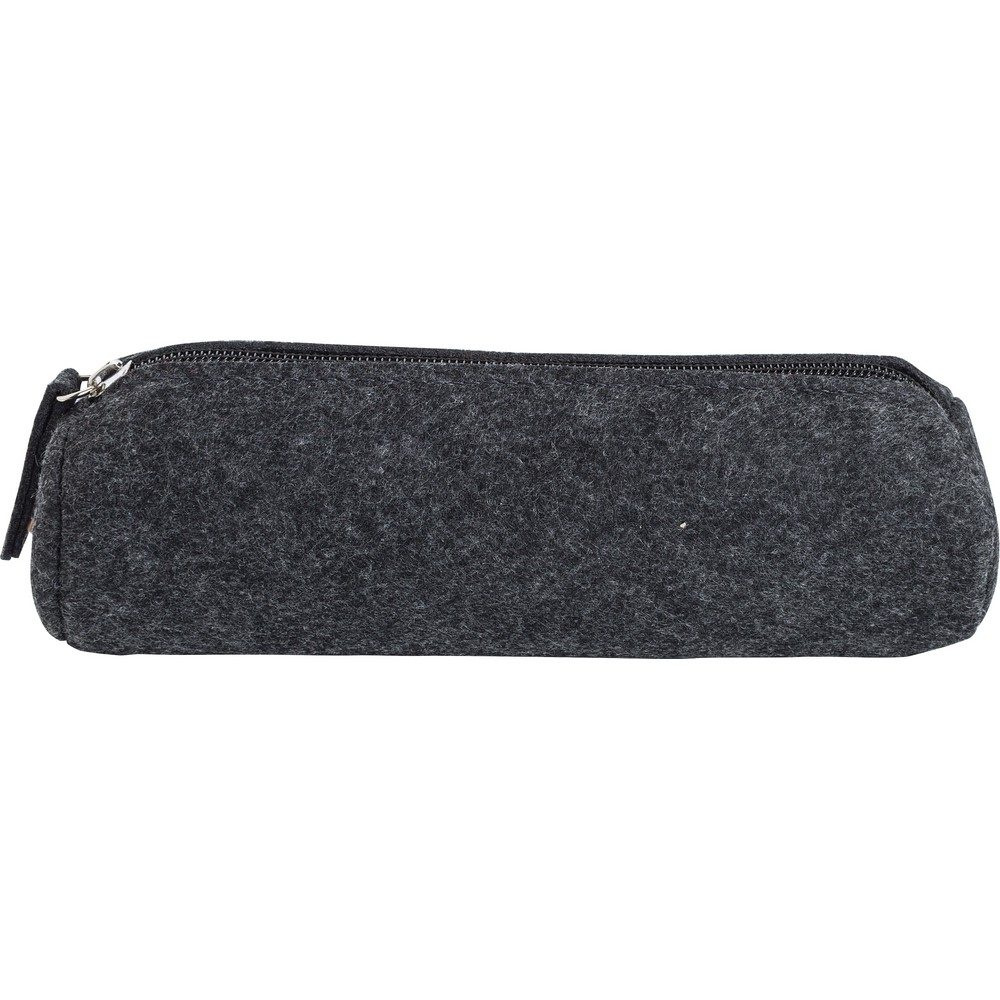 Felt RPET pencil case, graphite, product image (1)