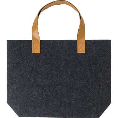 Felt RPET shopping bag, graphite, product image (2)