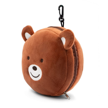 Plush teddy bear, travel pillow, eye mask | Ren, product image (2)