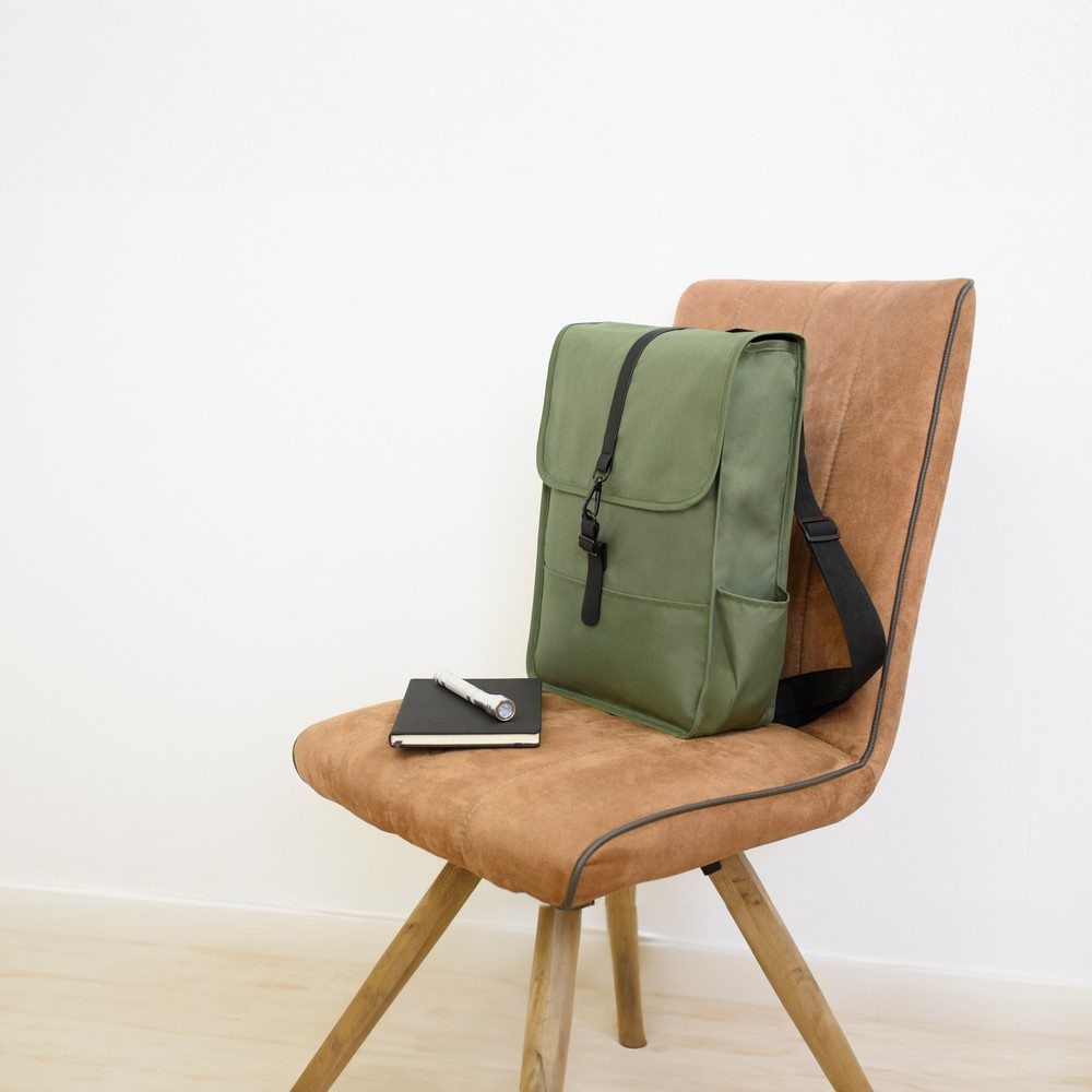 RPET backpack, graphite, product image (1)