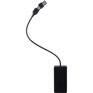 USB and USB type C hub, black, product image (3)
