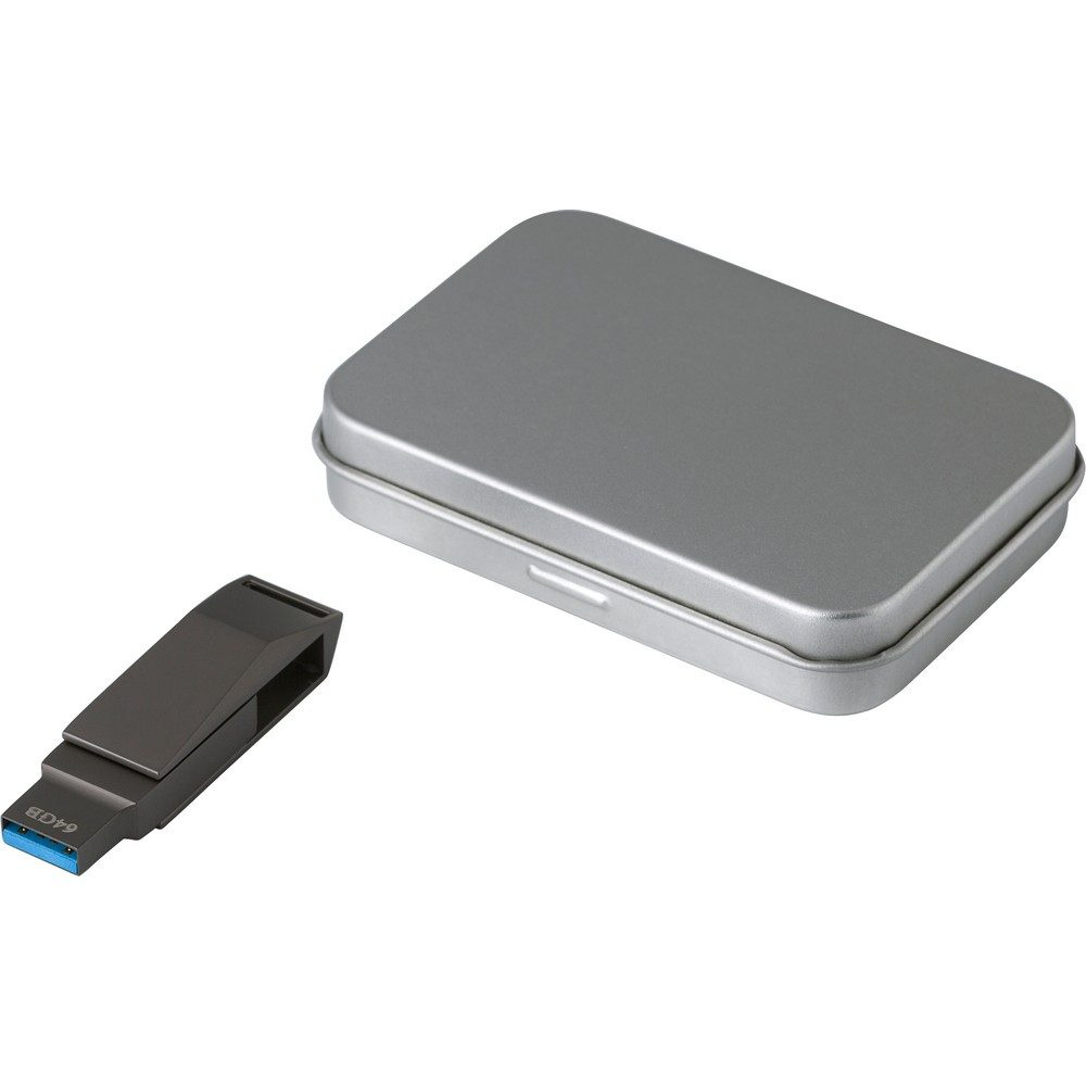 USB memory stick 64 GB, graphite, product image (1)