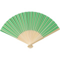 Bamboo hand fan, lime
