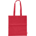 Cotton shopping bag, red