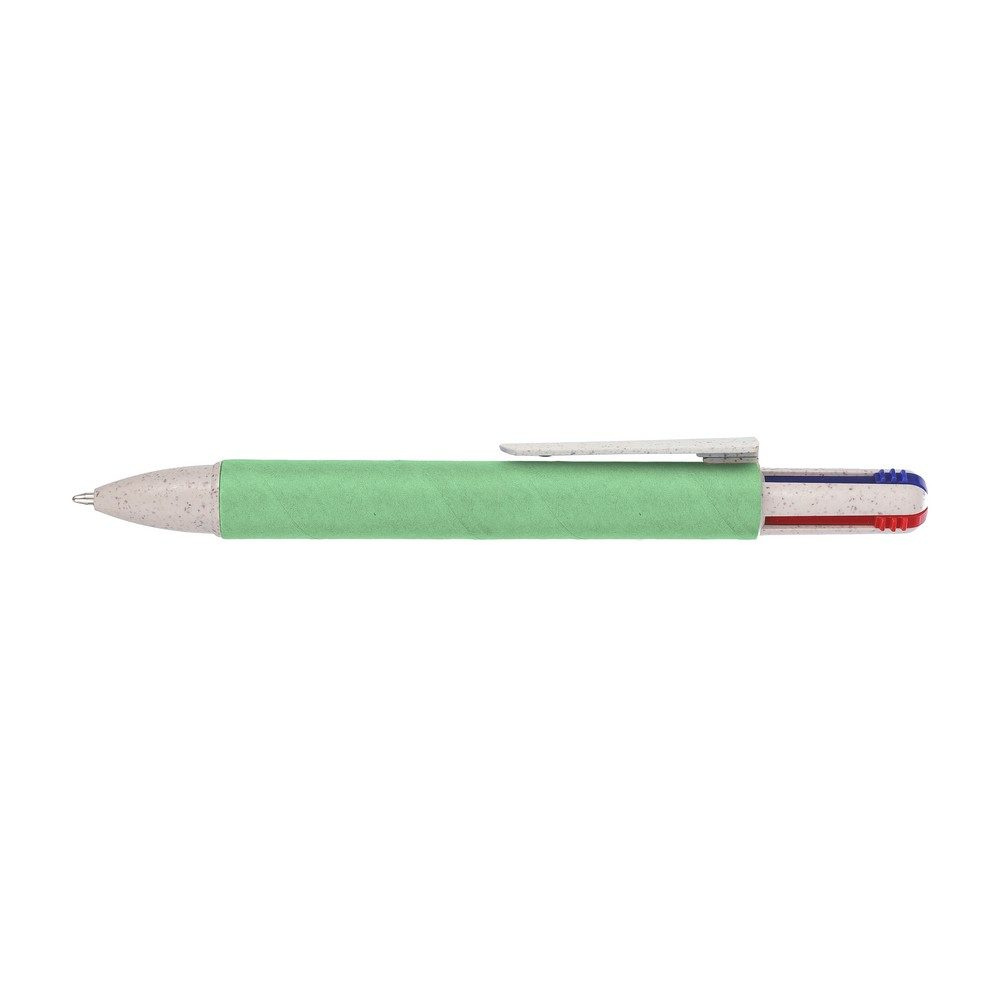 Ball pen, multicolour ink, green, product image (1)
