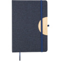 Notebook approx. A5 RPET, blue